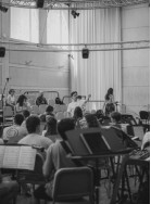 Orquesta en el ensayo de EGO