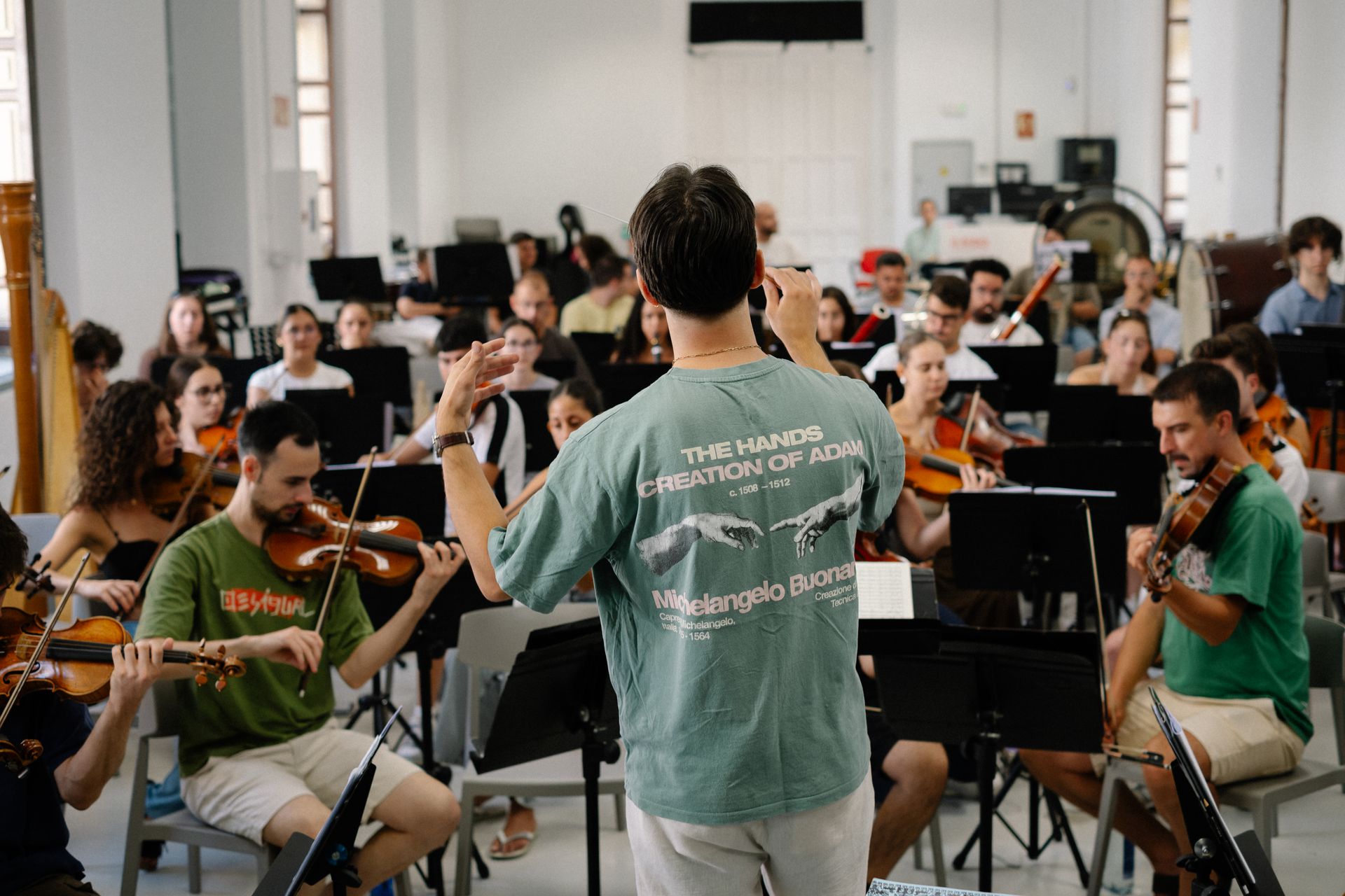 Kairós Orchestra rehearsal